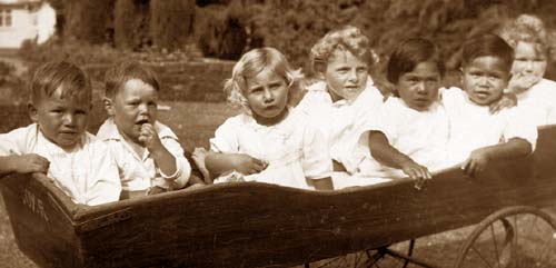 Kids in pram